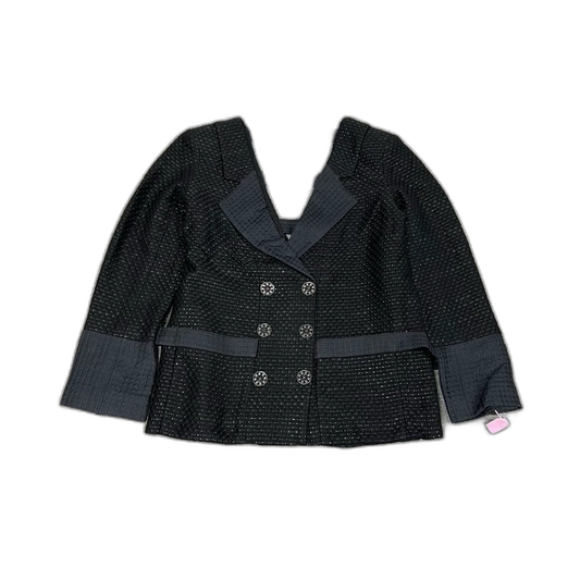 Chanel Black Tweed Double-Breasted Jacket