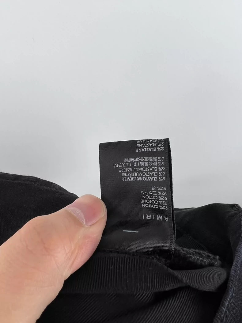 Blue Paisley Amiri Denim Jeans