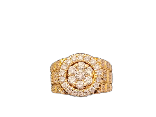 14k Gold Diamond Champion Ring