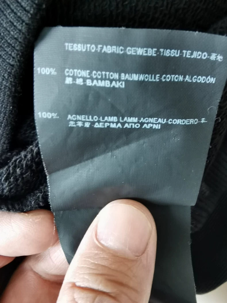 Saint Laurent Paris Wool Leather Sleeveless Vest