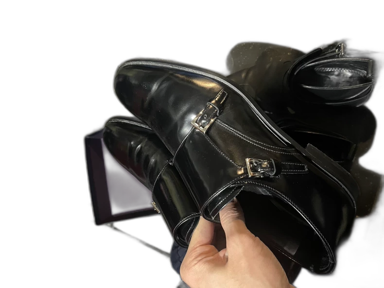 Prada Saint Laurent LV Leather Shoes Bundle