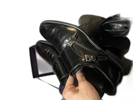 Prada Saint Laurent LV Leather Shoes Bundle