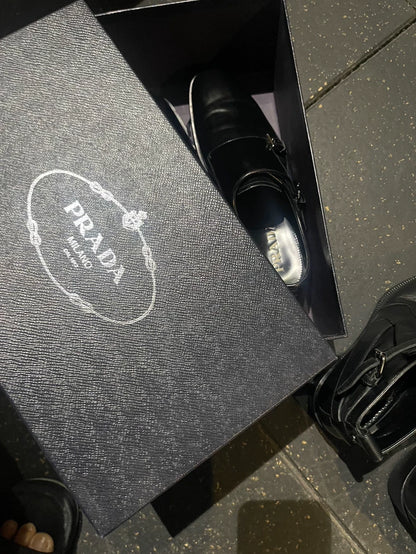 Prada Saint Laurent LV Leather Shoes Bundle