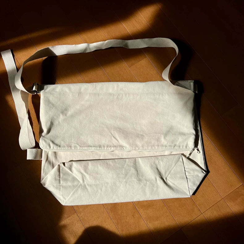 Yohji Yamamoto Canvas Messenger Bag