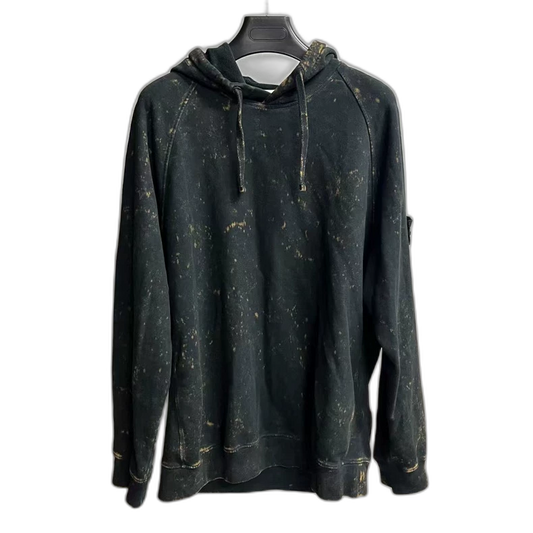 Stone Island Black Bleached Hoodie Size XXL