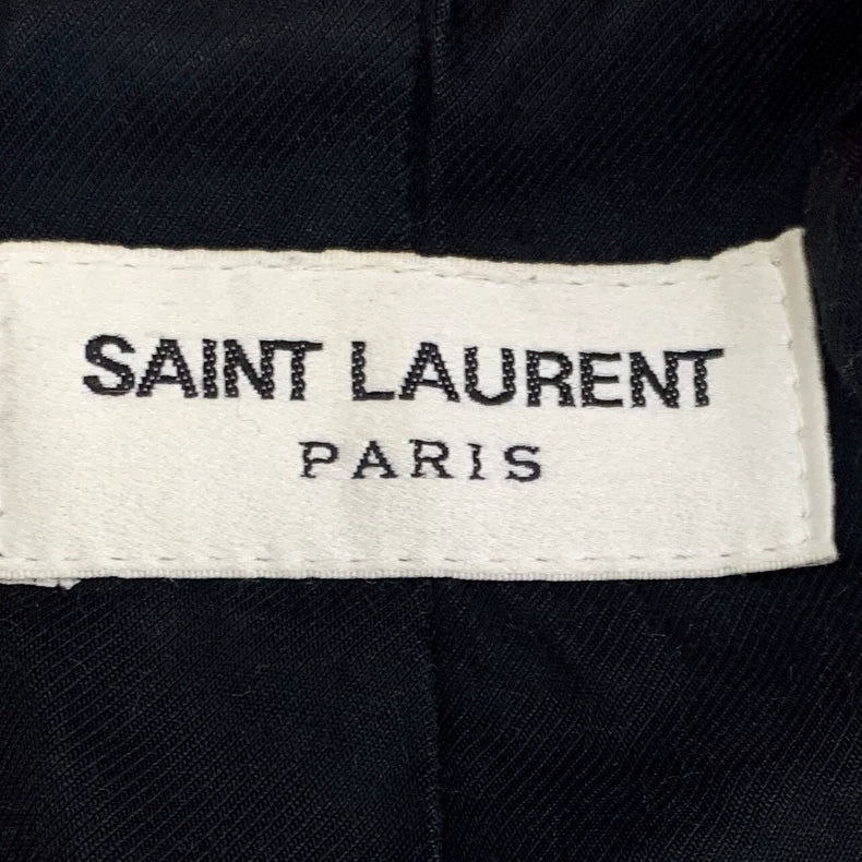 Saint Laurent Pink Wool Baseball Jacket