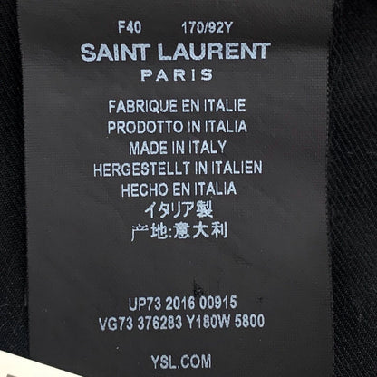 Saint Laurent Pink Wool Baseball Jacket