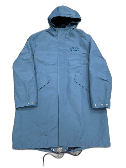 Dior Embroidered Logo Parka Coat