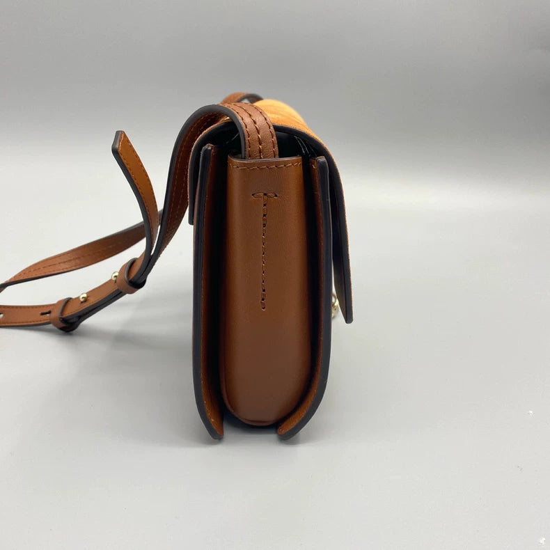 Chloe Suede Brown and Caramel Bag