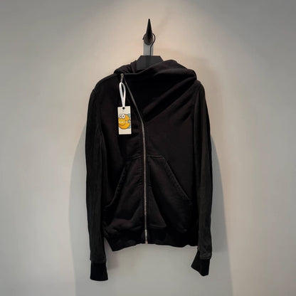 Rick Owens Classic Black Hoodie Jacket