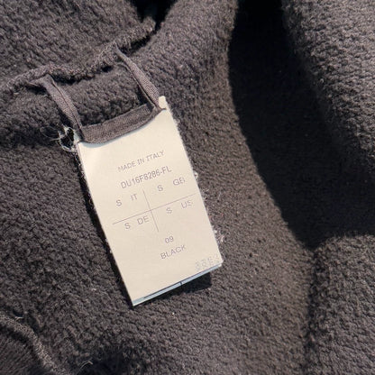Rick Owens Classic Black Hoodie Jacket