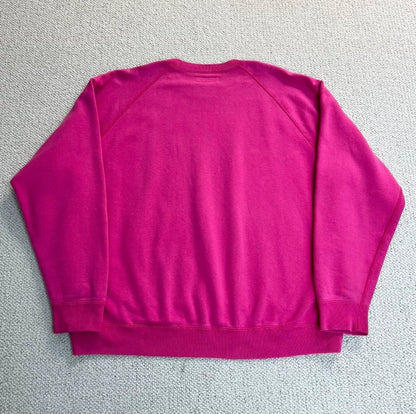 Pink Crew Neck Sweatshirt for Men