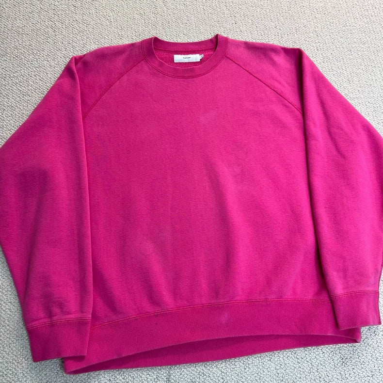 Pink Crew Neck Sweatshirt for Men