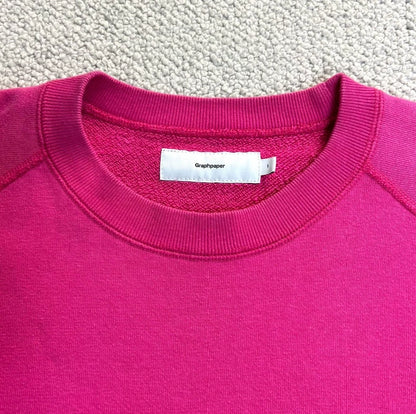 Pink Crew Neck Sweatshirt for Men