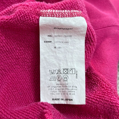 Pink Crew Neck Sweatshirt for Men