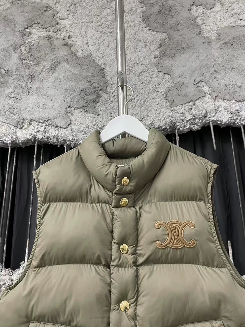 Celine Sleeveless Puffer Vest Jacket