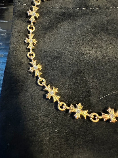 Chrome Hearts 22k Tiny E Bracelet