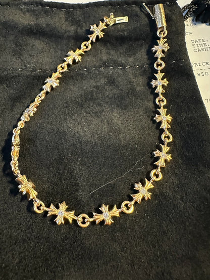 Chrome Hearts 22k Tiny E Bracelet