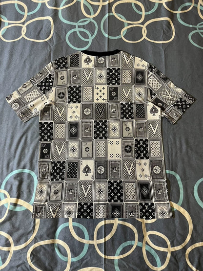 Louis Vuitton Las Vegas Poker Logo T-Shirt-yf
