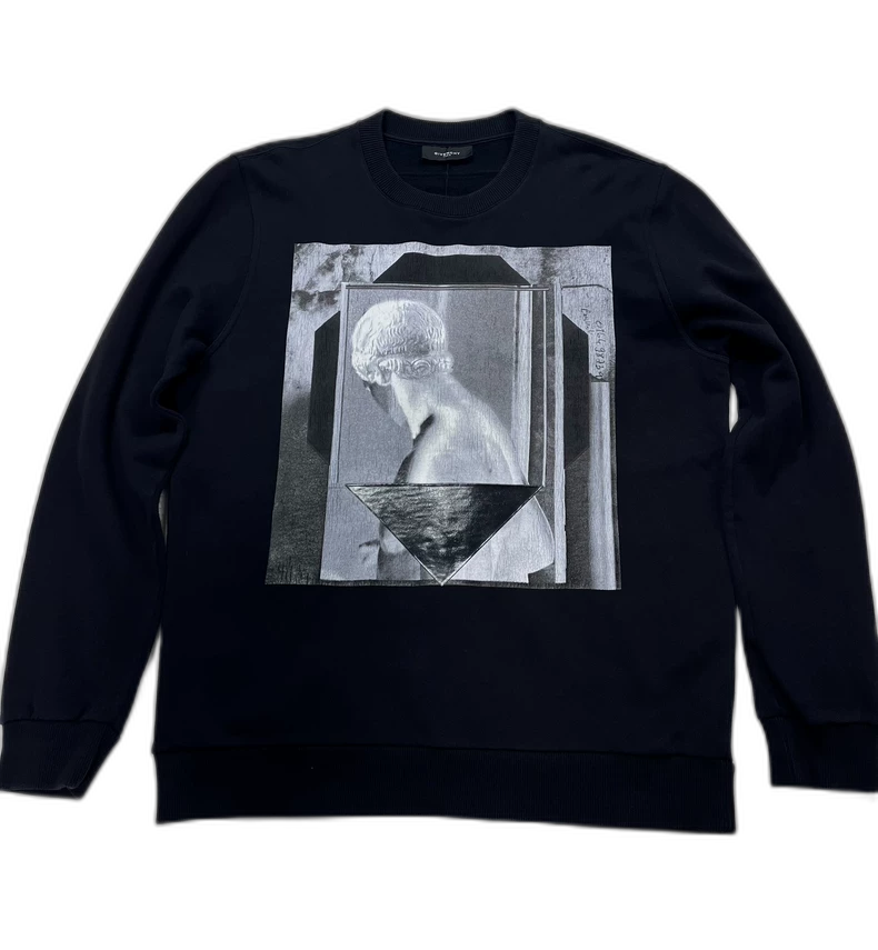 Givenchy Black Graphic Sweatshirt M Size