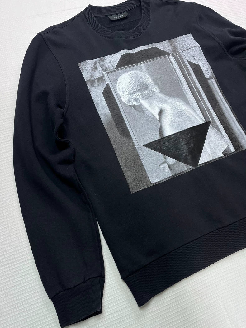 Givenchy Black Graphic Sweatshirt M Size