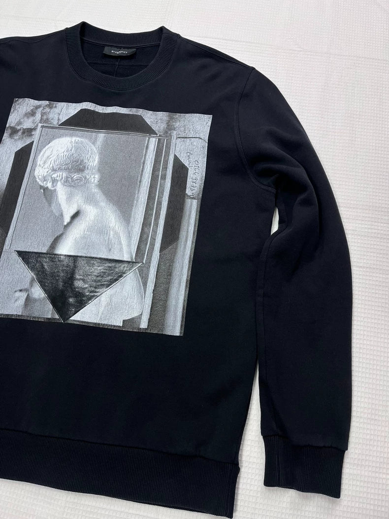 Givenchy Black Graphic Sweatshirt M Size