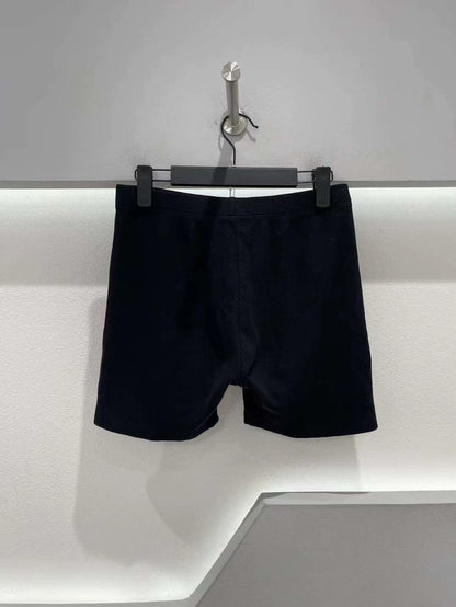 Chrome Hearts Black Waffle Shorts for Men
