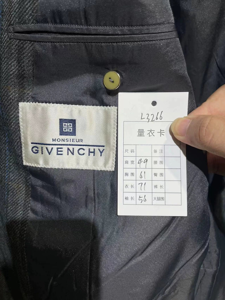 Givenchy Vintage Wool Suit Jacket