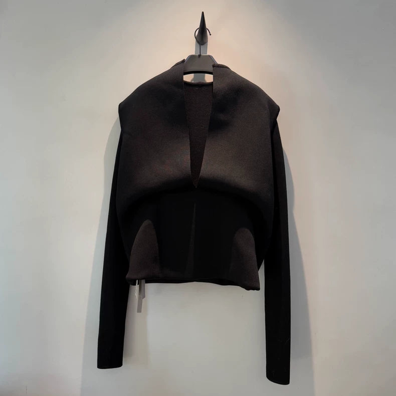 Rick Owens Long Sleeve Cotton Top