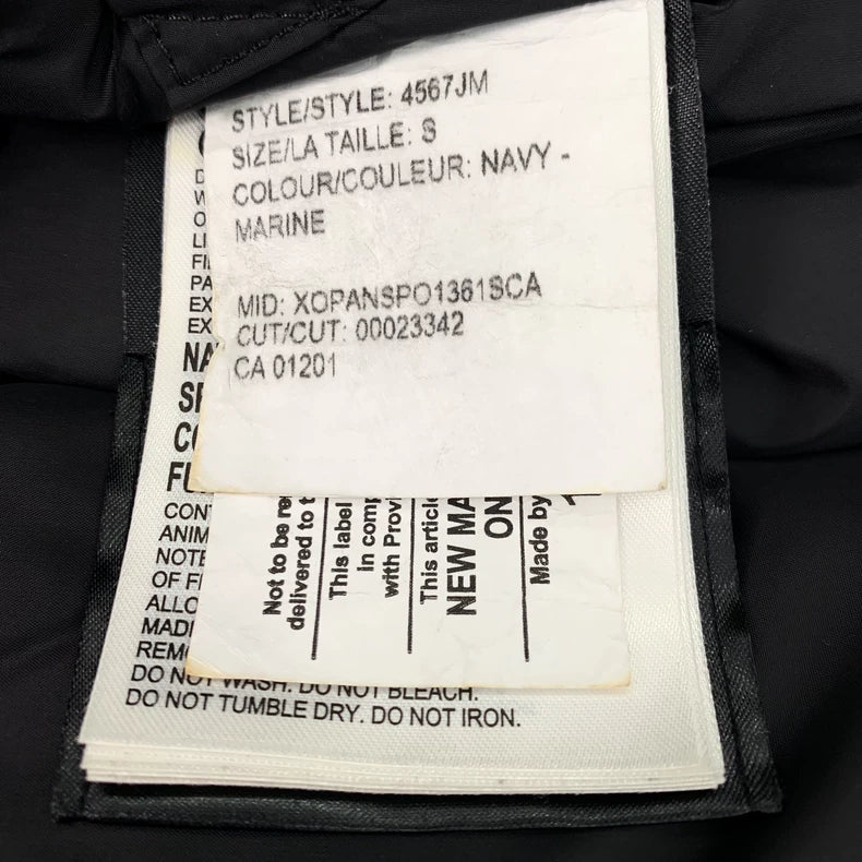 Canada Goose Black Padded Parka Jacket