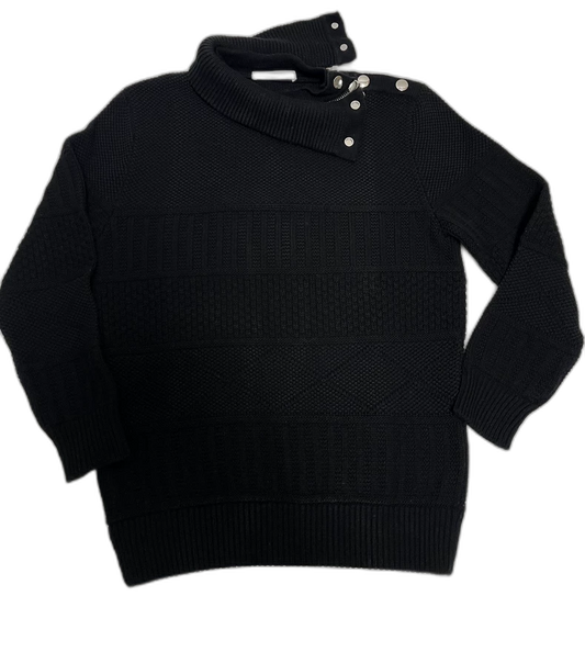 Givenchy Zip Detail Knit Sweater L Size