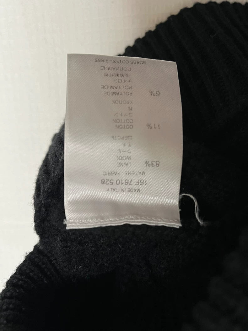 Givenchy Zip Detail Knit Sweater L Size