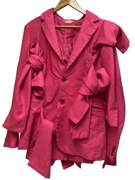 COMME des GARCONS HOMME PLUS Pink Bow Blazer