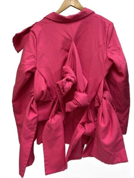 COMME des GARCONS HOMME PLUS Pink Bow Blazer