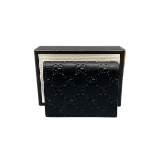 Gucci Leather Short Fold Wallet