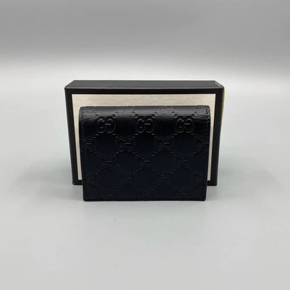 Gucci Leather Short Fold Wallet