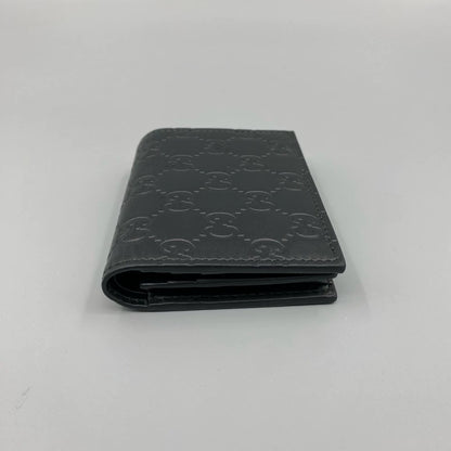 Gucci Leather Short Fold Wallet