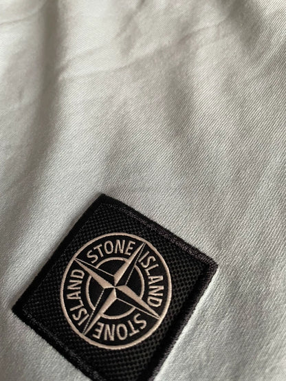 Stone Island Light Blue Short Sleeve T-Shirt-yf