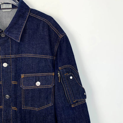 Dior Blue Denim Button-Up Jacket