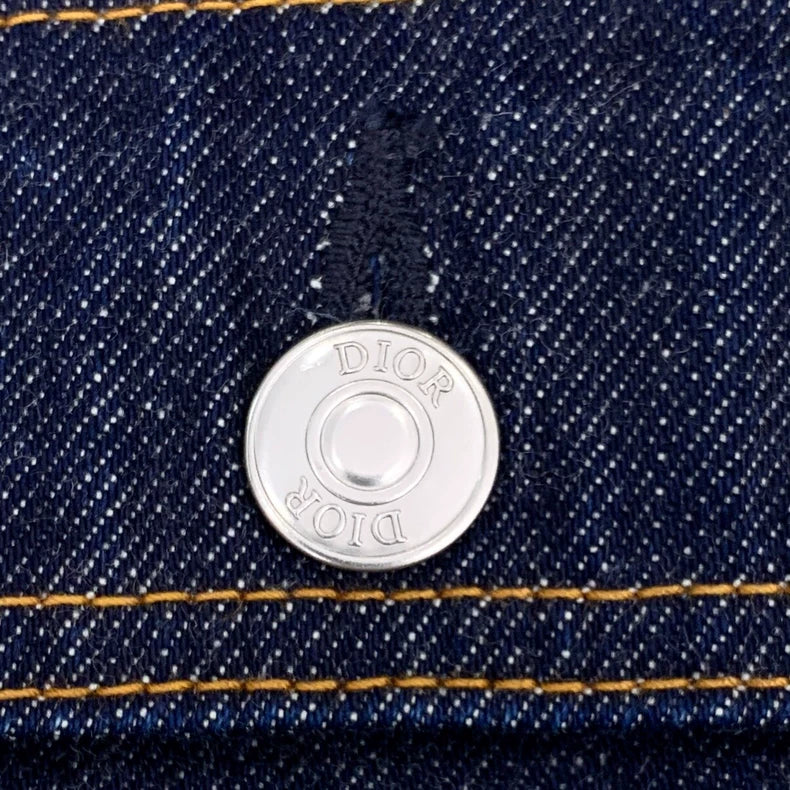 Dior Blue Denim Button-Up Jacket