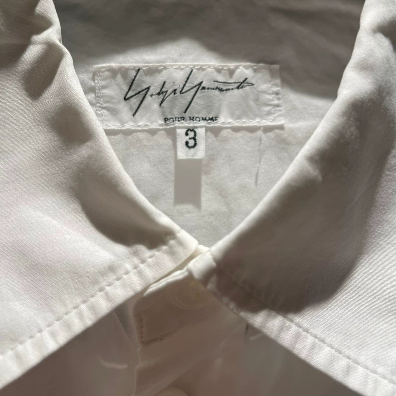 Yohji Yamamoto Zip Detail Shirt Size 3