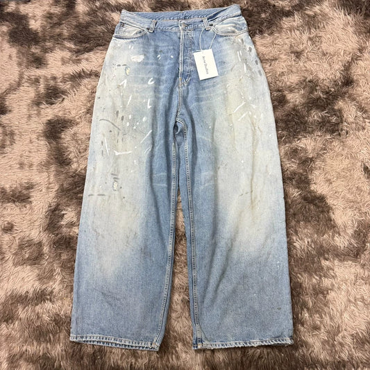 Acne Studios 2023M Blue Paint Jeans