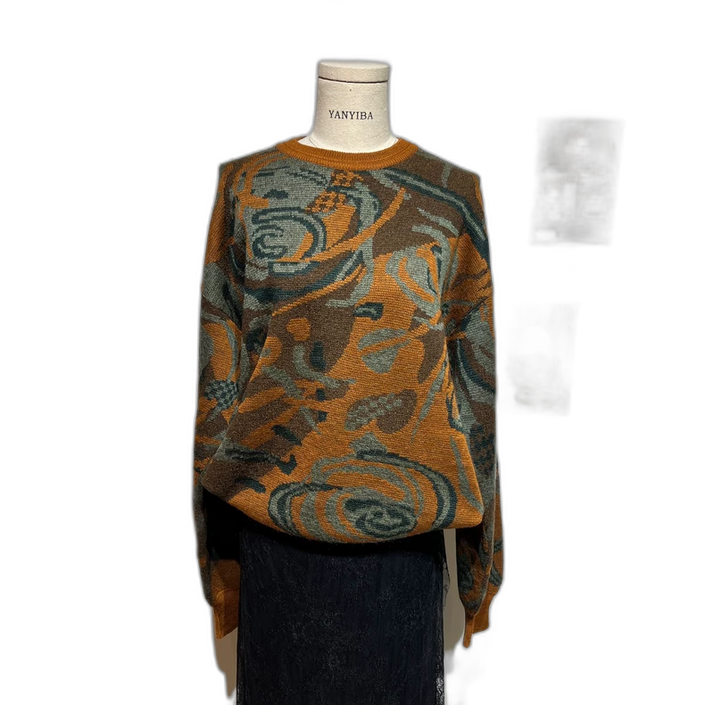 Vintage Wool Knit Pullover Sweater