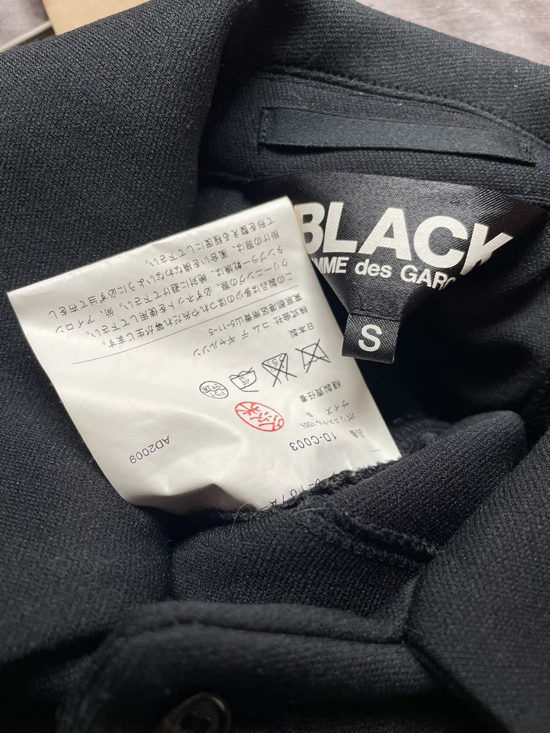 Vintage Comme des Garcons Black Trench Coat