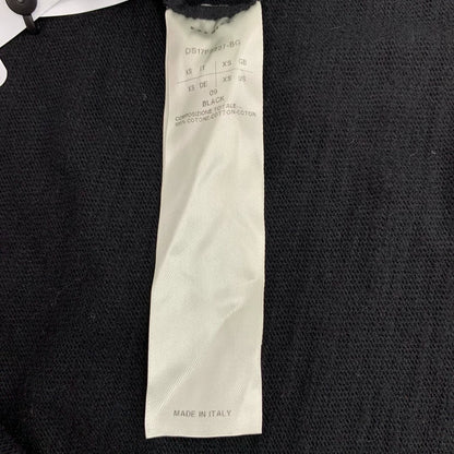 Rick Owens Black Long Sleeve Hooded Sweatshirt