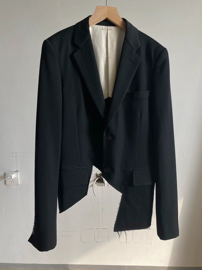 COMME des GARCONS Asymmetric Wool Blazer