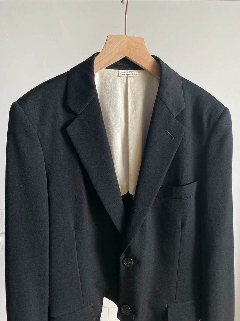 COMME des GARCONS Asymmetric Wool Blazer