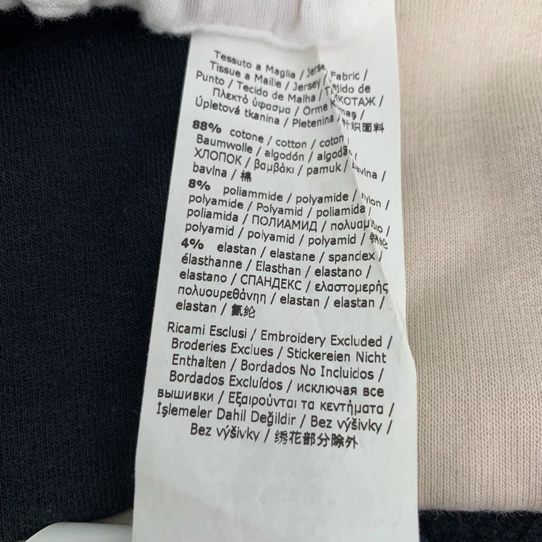 maxmara Black and White Zip Hoodie