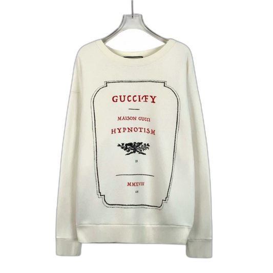 Gucci Logo Print Cotton Sweatshirt