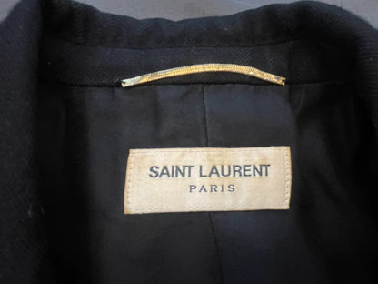 Saint Laurent Black Wool Blazer Size 34